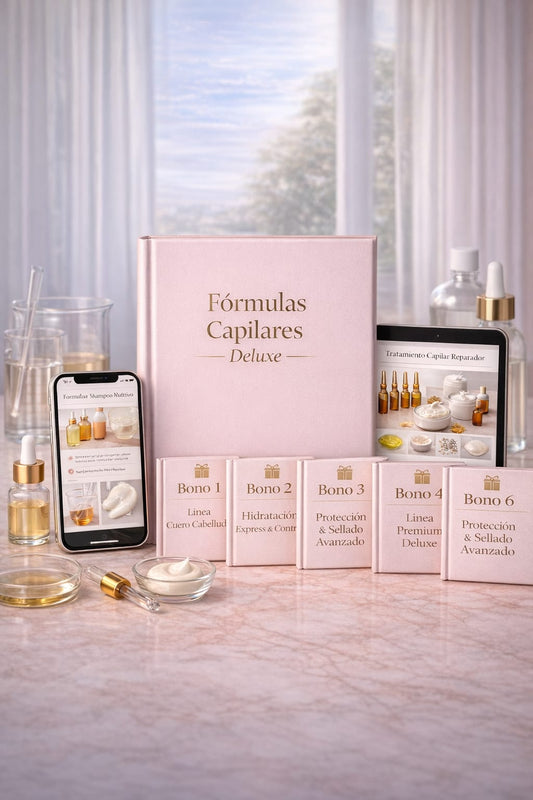 Manual Profesional de Elaboración de productos capilares + 6 Bonos de regalo